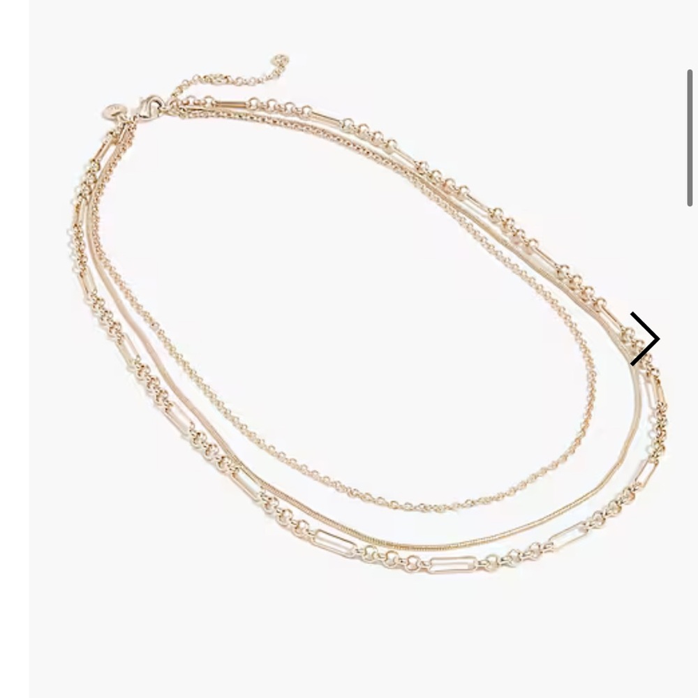 J. Crew Gold Layered Necklace